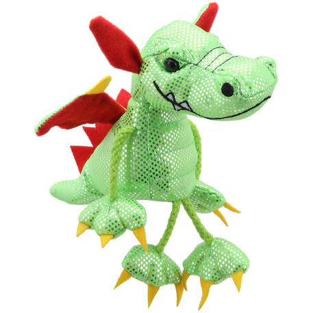 Marionnette à doigts - dragon vert Multicolor 1 - vertbaudet enfant 