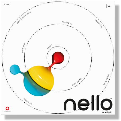 Nello – jeu sensoriel polyvalent et durable pour enfants Blue;red;yellow 6 - vertbaudet enfant 