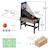 Kangui table de jeux 4 en 1 - babyfoot barres télescopiques, ping pong, hockey, basket Gris 2 - vertbaudet enfant 