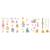 Autocollants et tatouages pour les ongles, princesse Multicolor 4 - vertbaudet enfant 