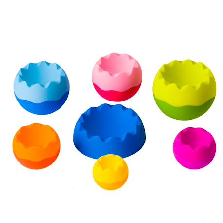 Jouet empilable Tobbles neo - la pyramid'oeufs dès 6 mois Multicouleur 2 - vertbaudet enfant 