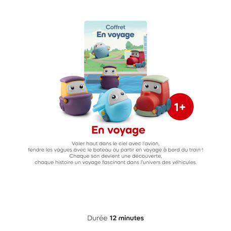 Coffret mes premiers tonies - en voyage MULTICOLORE 2 - vertbaudet enfant 