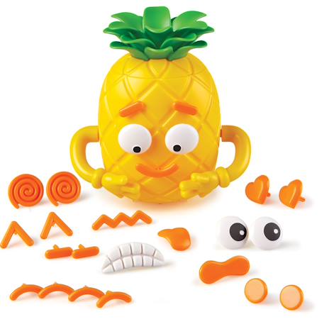 Grands sentiments ananas - jouet éducatif pour enfants Jaune 2 - vertbaudet enfant 