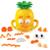 Grands sentiments ananas - jouet éducatif pour enfants Jaune 2 - vertbaudet enfant 