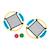 Raquettes mini trampolines - jouet éducatif pour enfants Multi-coloured 2 - vertbaudet enfant 