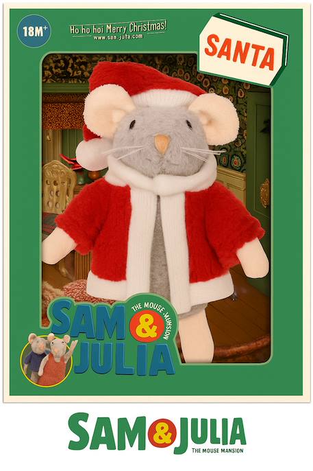 Peluche, poupée père noël Multicolor 1 - vertbaudet enfant 