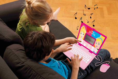 Ordinateur portable éducatif bilingue disney princesse (fr/en) MULTICOLORE 5 - vertbaudet enfant 
