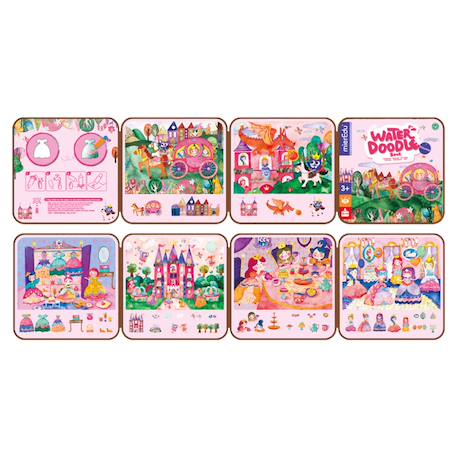 Peinture magique à l'eau - princesse Multicolor 2 - vertbaudet enfant 