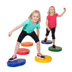 Jouet-Premier âge-6 coussins d'équilibre sonores - jouet éducatif pour enfants