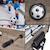 Table de jeux 4 en 1 - babyfoot barres télescopiques, ping pong, hockey, basket Gris 4 - vertbaudet enfant 