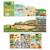 Autocollants reutilisables set - routes + rails Multicolor 2 - vertbaudet enfant 