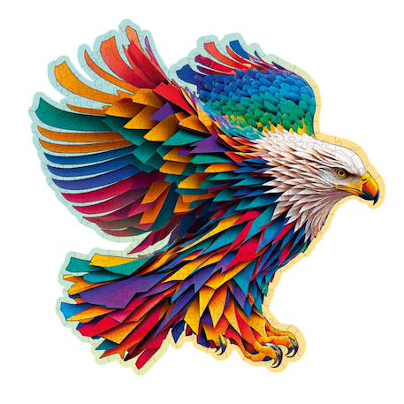 Puzzle en bois Aigle Lumineux 250 pièces – activité artistique et relaxante Multicolor 2 - vertbaudet enfant 