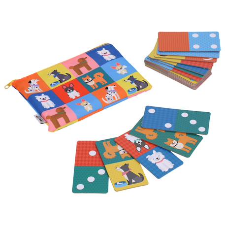 Jeu de dominos Doggies – jeu d’observation et de chiffres dès 3 ans Multicolor 2 - vertbaudet enfant 