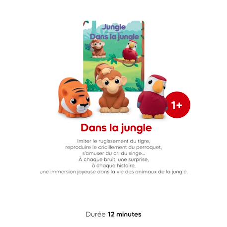 Coffret mes premiers tonies - dans la jungle MULTICOLORE 2 - vertbaudet enfant 