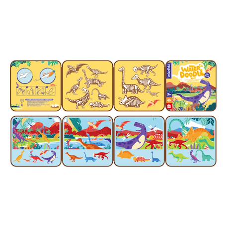 Peinture magique à l'eau - le monde des dinosaures Multicolor 2 - vertbaudet enfant 