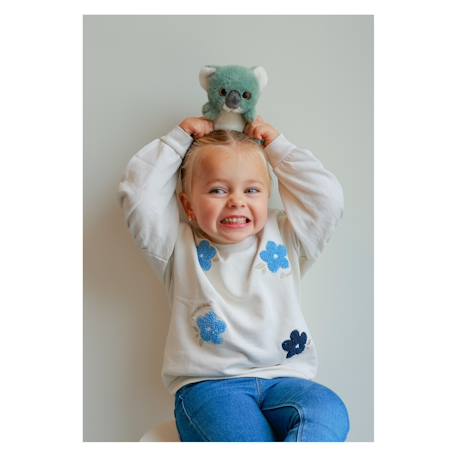 Peluche - peluche koala jojo cutydoos vert d'eau – 13 cm Blanc 6 - vertbaudet enfant 