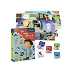 Jouet-Qui cherche quoi où ? - jouet éducatif pour enfants