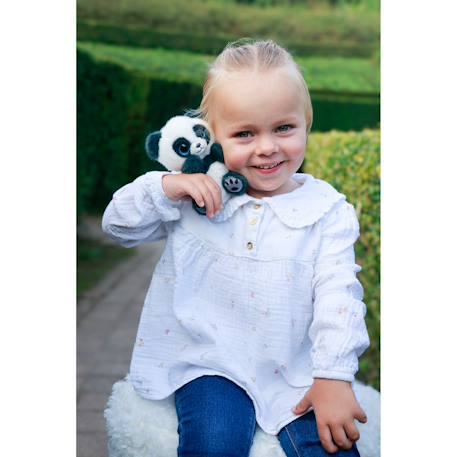 Peluche - peluche panda ping cutydoos gris ardoise – 13 cm Blanc 3 - vertbaudet enfant 