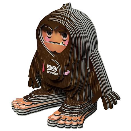 Puzzle 3d - sasquatch Bigfoot Brown 1 - vertbaudet enfant 