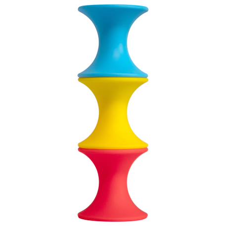 Jeu de construction Tulu – blocs flexibles et colorés dès 3 ans Blue;red;yellow 1 - vertbaudet enfant 
