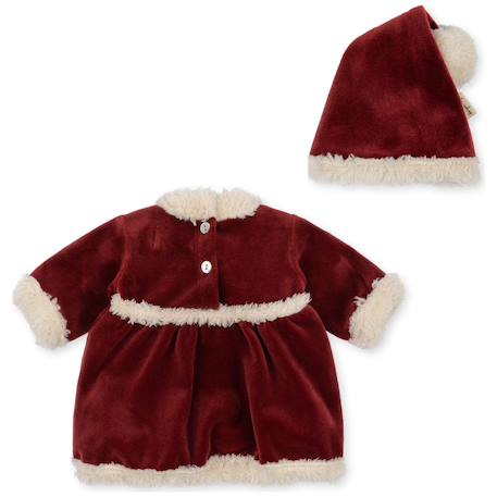 Robe de noël pour poupée - Adaptée aux poupées de 25 cm Rouge, blanc 2 - vertbaudet enfant 