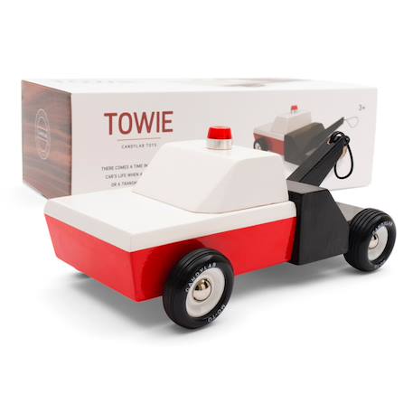 Dépanneuse Towie en bois – véhicule miniature dès 3 ans Multicolor 4 - vertbaudet enfant 