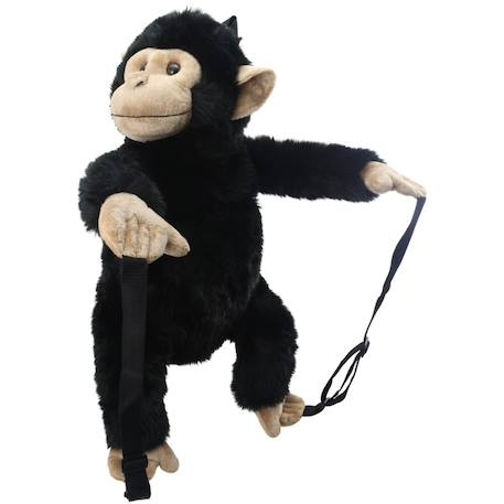Sacà dos animal - chimpanzé 42cm Black 5 - vertbaudet enfant 