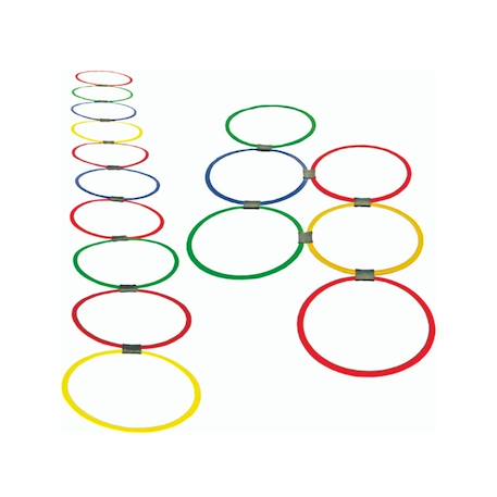20 cerceaux rythmiques - jouet éducatif pour enfants Multi-coloured 2 - vertbaudet enfant 