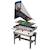 Table de jeux 4 en 1 - babyfoot barres télescopiques, ping pong, hockey, basket Gris 1 - vertbaudet enfant 
