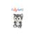 Peluche - peluche chien husky skandy cutydoos gris bleuté – 13 cm Blanc 1 - vertbaudet enfant 