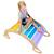 Pont bascule en bois - toboggan - jouet éducatif pour enfants Multi-coloured 4 - vertbaudet enfant 