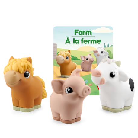 Coffret mes premiers tonies - a la ferme MULTICOLORE 1 - vertbaudet enfant 