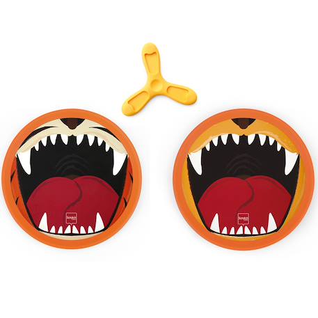 Jeu de disques à main - tigre et lion Multicolor 1 - vertbaudet enfant 