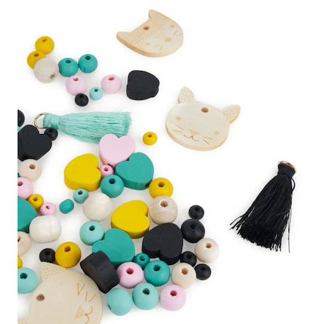 Kit créatif bijoux en bois – activité manuelle dès 6 ans Multicolor 2 - vertbaudet enfant 