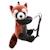 Sac à dos animal - panda rouge 42 cm Multicolor 1 - vertbaudet enfant 