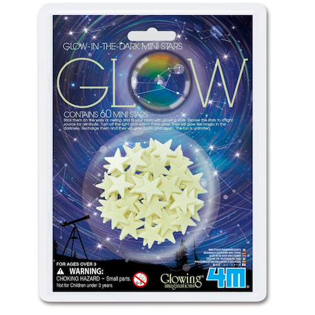 Autocollants Mini-etoiles phosphorescentes White 1 - vertbaudet enfant 