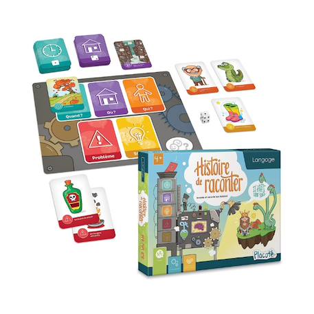 Histoire de raconter - jouet éducatif pour enfants MULTICOLORE 1 - vertbaudet enfant 