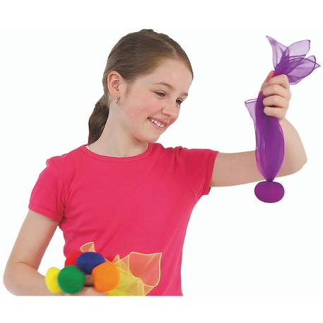 Foulards de jonglage - jouet éducatif pour enfants Multi-coloured 1 - vertbaudet enfant 