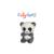 Peluche - peluche panda ping cutydoos gris ardoise – 13 cm Blanc 1 - vertbaudet enfant 