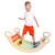 Pont bascule en bois - toboggan - jouet éducatif pour enfants Multi-coloured 5 - vertbaudet enfant 