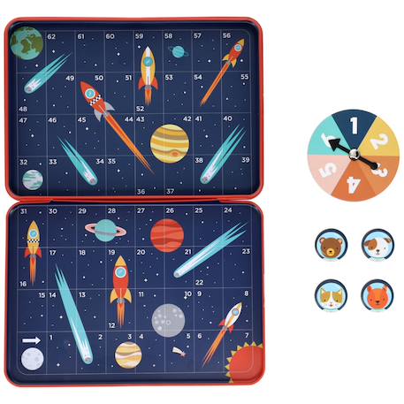 Jeu de voyage magnétique - rocket race Multicolor 1 - vertbaudet enfant 