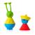 Jeu de construction Hix – cônes en silicone souple et empilables Blue;green;red;yellow 5 - vertbaudet enfant 