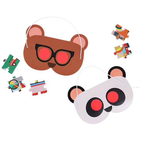Decoder puzzle 100 pièces - quartier convivial Multicolor 2 - vertbaudet enfant 