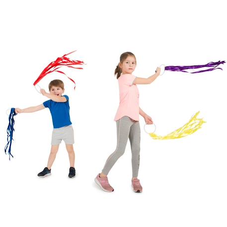 Lot de 6 anneaux à rubans - jouet éducatif pour enfants Multi-coloured 2 - vertbaudet enfant 