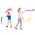 Lot de 6 anneaux à rubans - jouet éducatif pour enfants Multi-coloured 2 - vertbaudet enfant 
