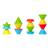 Jeu de construction Hix – cônes en silicone souple et empilables Blue;green;red;yellow 4 - vertbaudet enfant 