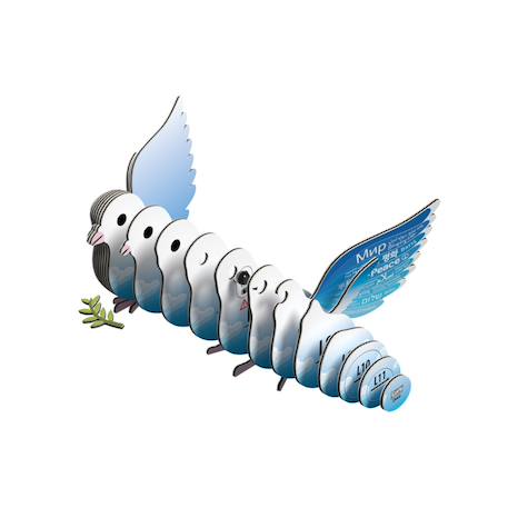 Puzzle 3d - pigeon Blue 4 - vertbaudet enfant 