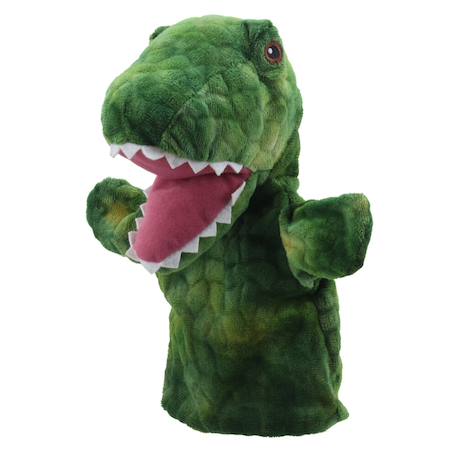 Marionnette Dinosaure Puppet buddies - T-rex Green 2 - vertbaudet enfant 