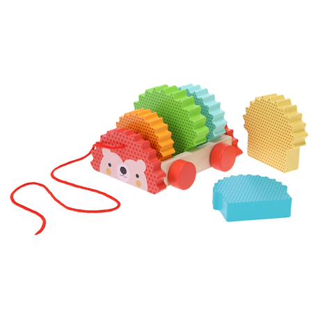 Jouet en bois à tirer - hérisson Multicolor 4 - vertbaudet enfant 