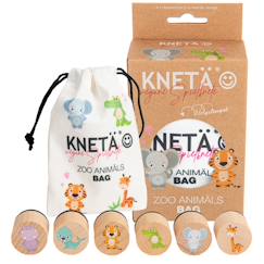 Jeu de tampons en bois Zoo Animals – activité créative parent-enfant - animaux du zoo  - vertbaudet enfant